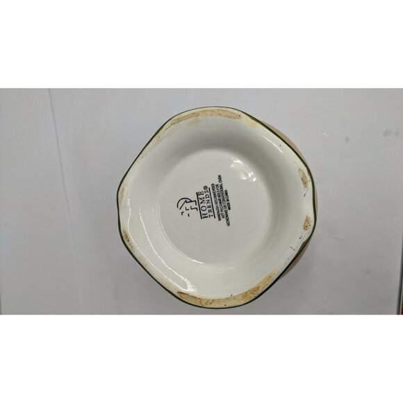 Home Trends Granada Fruit Medium Canister 9" gasket lid apple grapes pear - Picture 9 of 12